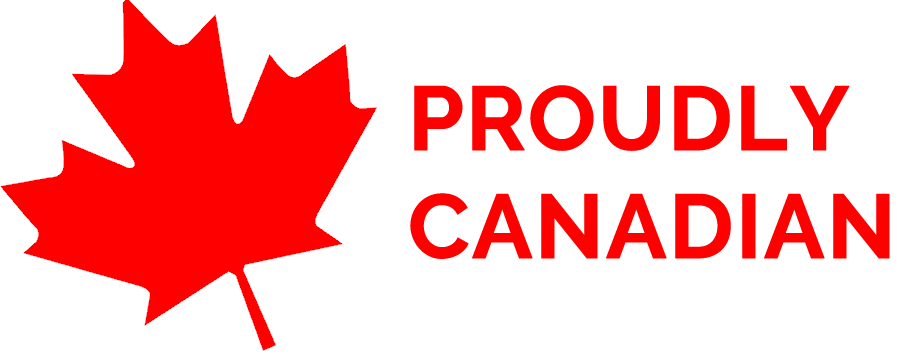 Proudly 100% Canadian